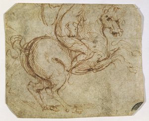 Cavallo e cavaliere da Leonardo da Vinci
