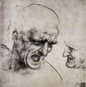 Studio per la Battaglia di Anghiari da Leonardo da Vinci
