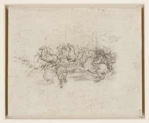 Leonardo da Vinci - RCIN 912339, A cavalcade c.1503-4 da Leonardo da Vinci