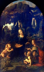 Madonna delle Rocce, 1482-1486 da Leonardo da Vinci