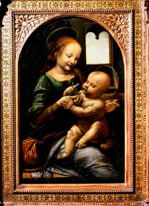 Madonna con un fiore, Madonna Benois, 1478 da Leonardo da Vinci