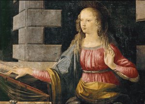 Santa Maria (olio su tavola) da Leonardo da Vinci