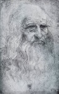 Autoritratto di Leonardo da Vinci, c1512-1515 1954 da Leonardo da Vinci
