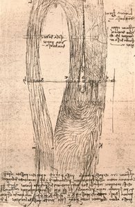 Mappa schizzo della Loira ad Amboise, Francia, c1472-c1519 1883 da Leonardo da Vinci