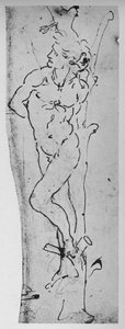 Studio per un San Sebastiano, c1480 da Leonardo da Vinci