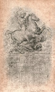 Studio per il Monumento Sforza da Leonardo da Vinci