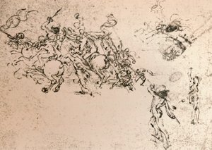 Studio per il cartone della Battaglia di Anghiari, c. 1472-c. 1505, 1883