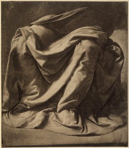 Studio per il mantello della Vergine nell