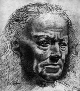 Studio di espressione da Leonardo da Vinci