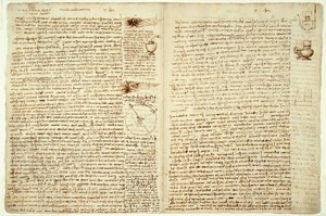 Codice Hammer, pagine 124-127 da Leonardo da Vinci
