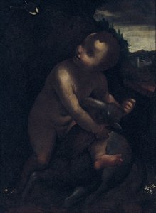 Il bambino San Giovanni Battista da Leonardo da Vinci