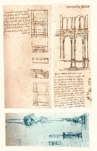 Tre disegni architettonici, c1472-c1519 1883