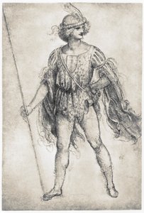 Giovane in costume da mascherata
