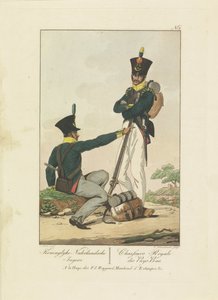 Due cacciatori, 1814-1818 da Leonardus Schweickhardt