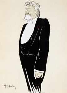Attore Jean Mounet-Sully, caricatura di Leonetto Cappiello
