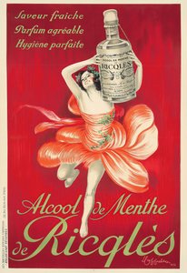 Alcool di Menta di Ricqlès, 1924 da Leonetto Cappiello