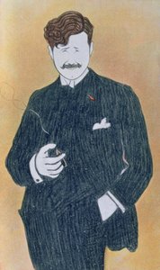 Caricatura di Georges Feydeau (1862-1921) da Leonetto Cappiello
