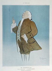 Comico Constant Poppy Groin (1841-1909) nel ruolo di Saint Phar in 
