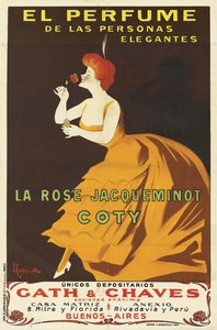 Coty - La Rose Jacqueminot da Leonetto Cappiello