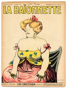 Copertina di La Baionnette, Satirico a Colori da Leonetto Cappiello
