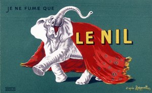 Fumo solo il Nilo (manifesto pubblicitario per sigarette 