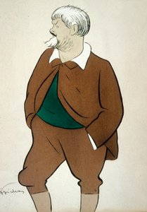 Jean Richepin (1849-1926) Poeta francese disegno di Cappiello da Leonetto Cappiello