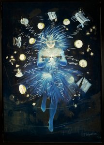 Bozzetto di pubblicità per dispositivo elettrico, di Leonetto Cappiello