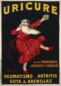 Uricure, c. 1910 da Leonetto Cappiello