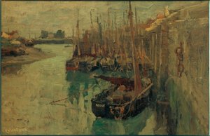 Porto dei pescatori di Nieuport da Leonhard Sandrock