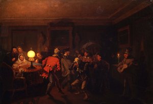 I mummers, 1873 da Leonid Ivanovich Solomatkin