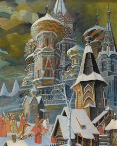 Cattedrale di San Basilio da Leonid Mikhaylovich Brailovsky