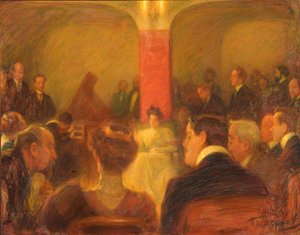 Concerto di Wanda Landowska, 1907 da Leonid Osipovic Pasternak