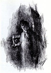 Illustrazione al dramma Il Mascherato di M. Lermontov, 1891 da Leonid Osipovic Pasternak