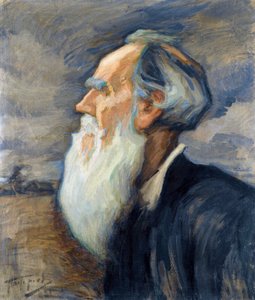 Ritratto di Lev Tolstoj (1828-1910) Dipinto di Leonid Osipovich Pasternak (1862-1945) da Leonid Osipovic Pasternak