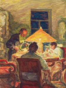 Lev Tolstoj con la sua famiglia, di Leonid Osipovich Pasternak (1862-1945)