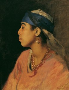 Cantante egiziana da Leopold Carl Muller