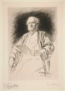 Ritratto di Seymour Haden da Leopold Flameng