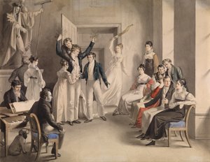 Franz Schubert 1797-1828. Gioco di società degli Schubertiani ad Atzenbrugg, 1821