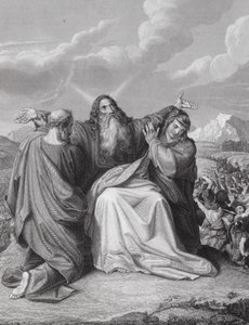 Il Sostegno delle Mani di Mosè, Esodo, Cap 17, v 12
