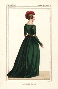 Agnese di Savoia, contessa di Longueville da Leopold Massard