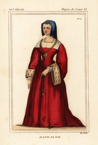 Jeanne de Bar, unica figlia di Robert de Bar, moglie di Louis de Luxembourg da Leopold Massard
