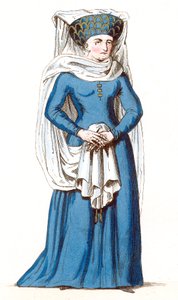 Margherita di Comminges moglie di Arnaud II signore di Durfort da Leopold Massard
