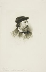 Ritratto di Daubigny da Leopold Massard