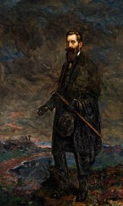 Ritratto di Theodor Herzl (olio su tela)