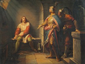 Ludovico il Bavaro annuncia a Federico il Bello la sua liberazione e gli offre la coreggenza nel 1314