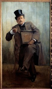 Ritratto di Georges Courteline da Leopold Stevens