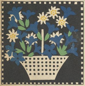 Cesto di fiori, 1907 da Leopoldine Kolbe