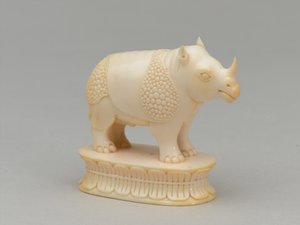 Alfiere bianco, pezzo degli scacchi, India, circa 1820 da Leopoldo Metlicovich