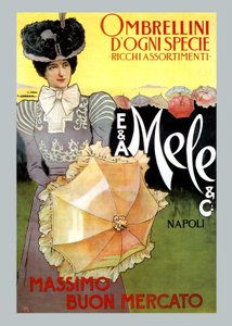 Ricco assortimento di ombrelli da Mele