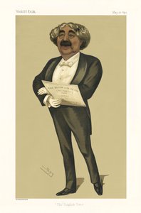 John Sims Reeves - ritratto in piedi da Leslie Matthew (1851 1922) Ward